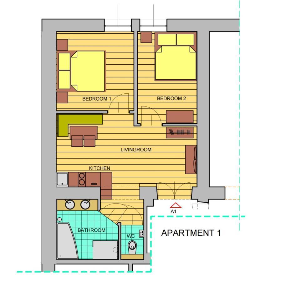 Kurkowa Apartments Красков Екстериор снимка